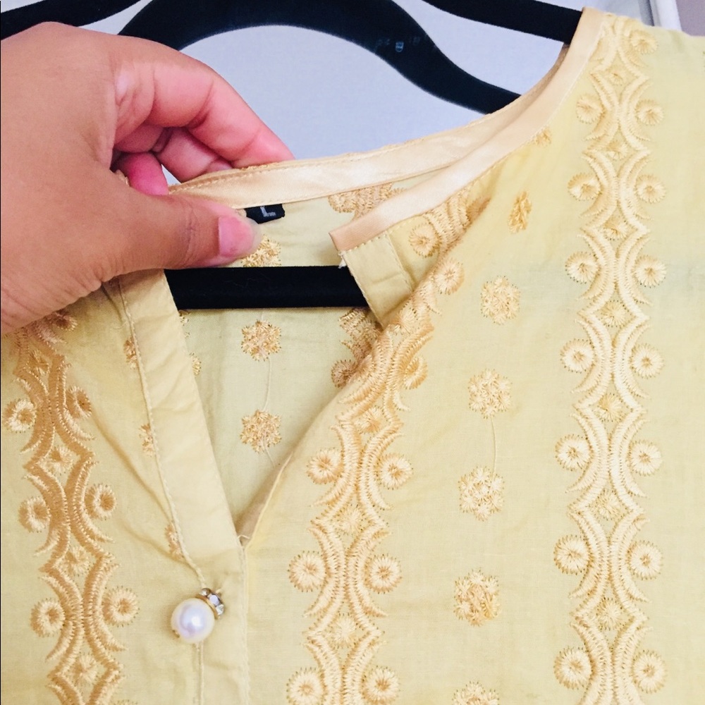2 pcs Indian Pakistani cotton embroidered kameez - Picture 7 of 7